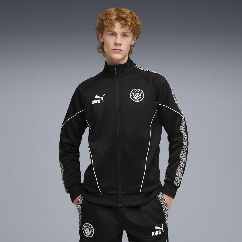 Męska kurtka Manchester City KING Anthem PUMA Black