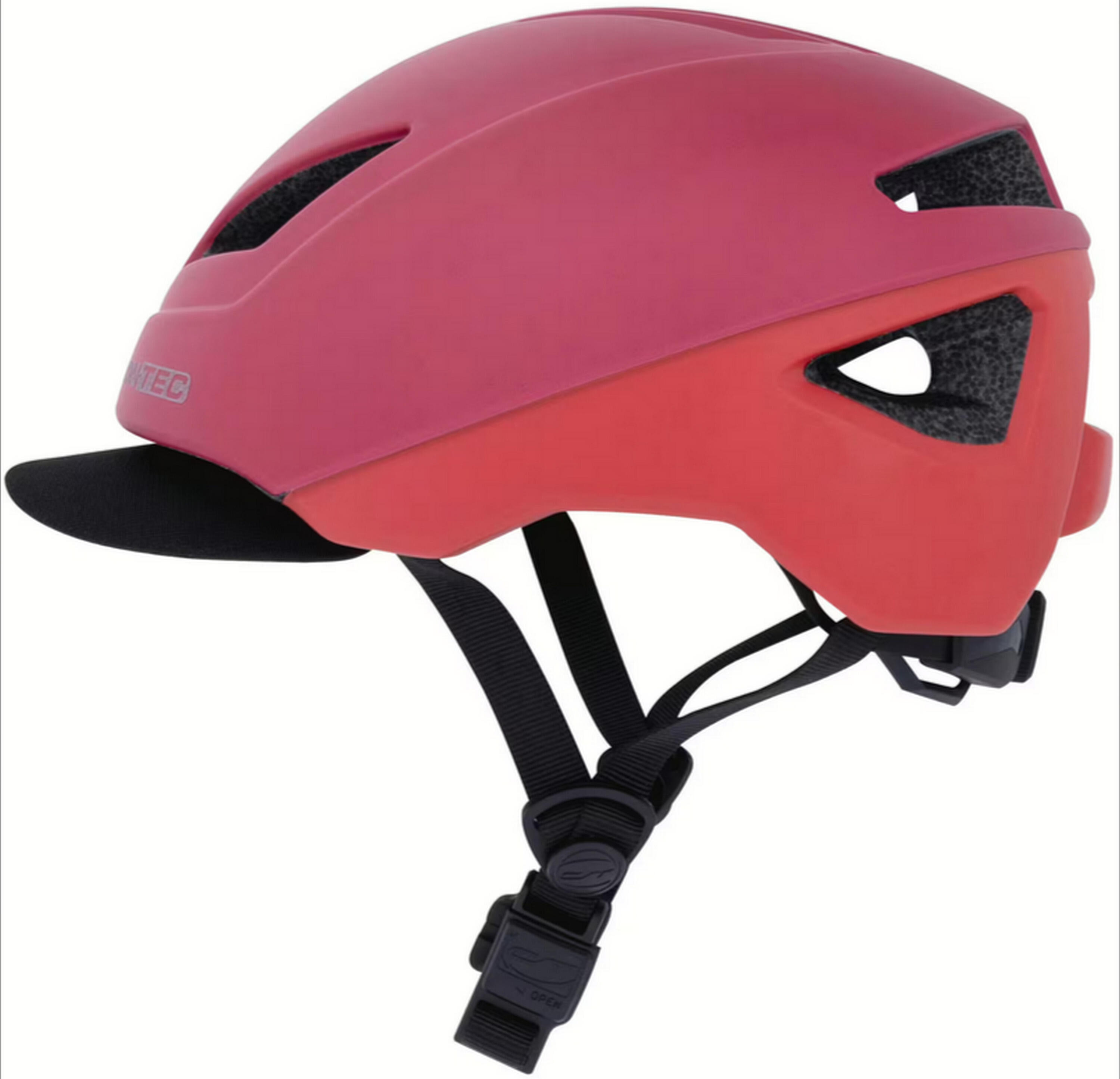 Casque de vélo urbain « Tuva », rouge 4/4