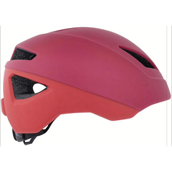 Kask rowerowy miejski „Tuva”, czerwony