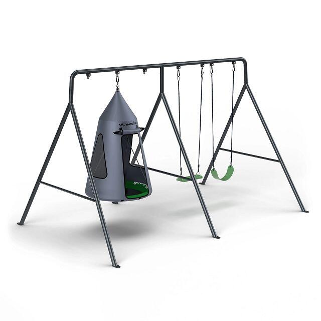 TitanPro Swing Set with Saucer Tent Swing