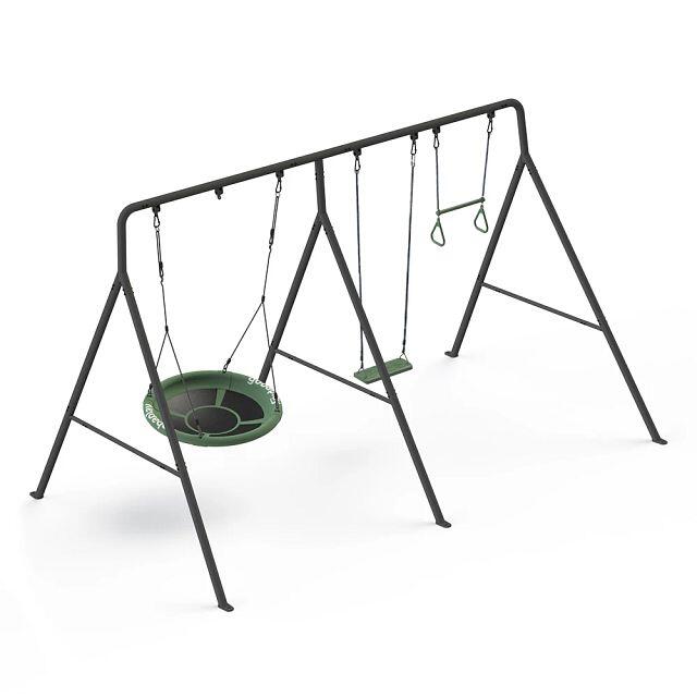 TitanPro Swing Set with Saucer Swing