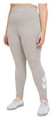 Nike sportswear essential dameslegging hoge taille donkergrijs/wit