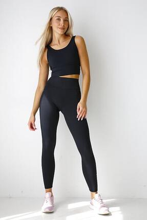 Legginsy czarne z wysokim stanem damskie 2skin Everyd