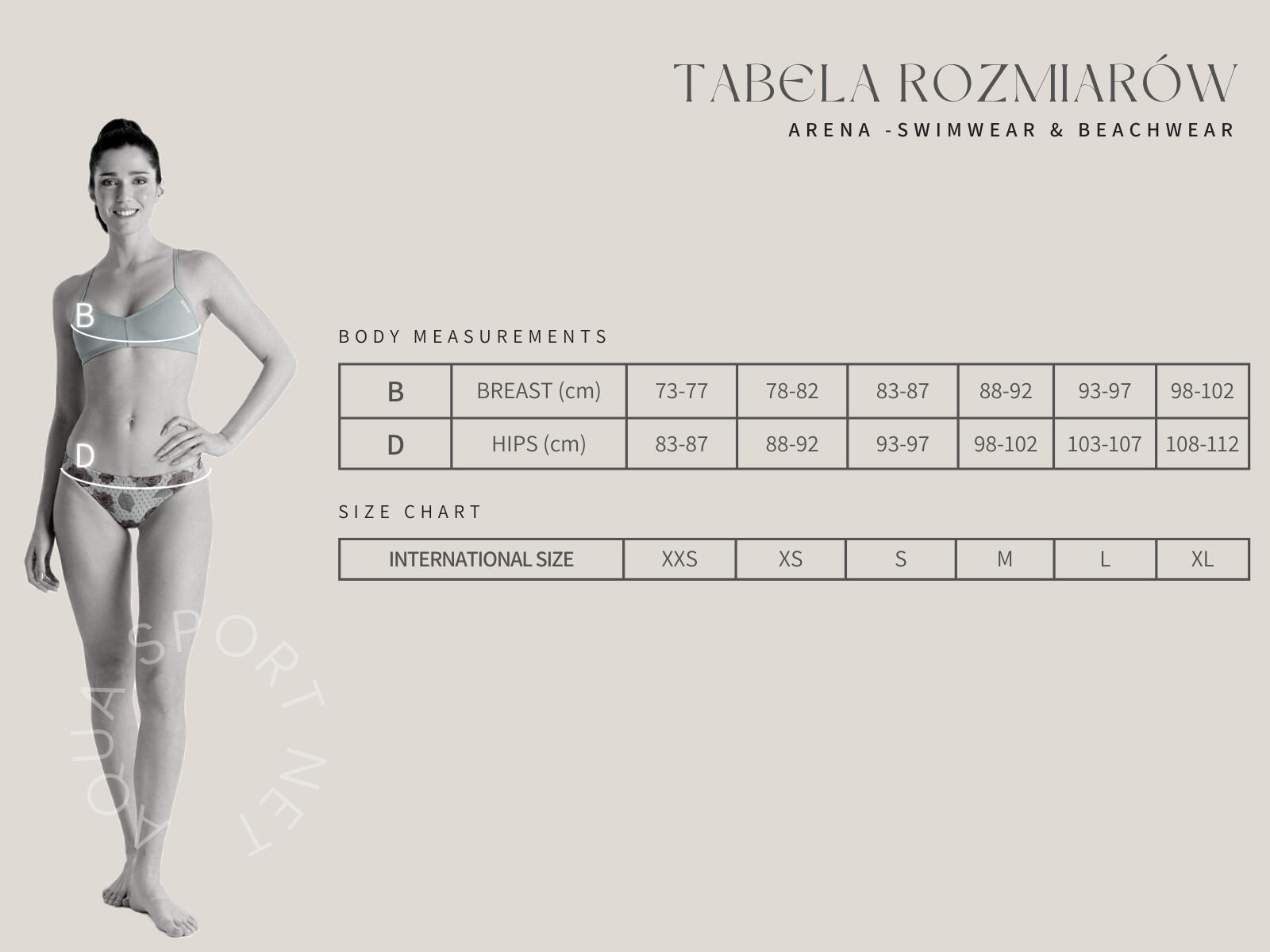 Strój kąpielowy damski dwuczęściowy kostium bikini basen Arena Cecilia 7/7