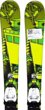 Skis d'occasion - K2 Juvy Freestyle, 119 cm, Très bon état