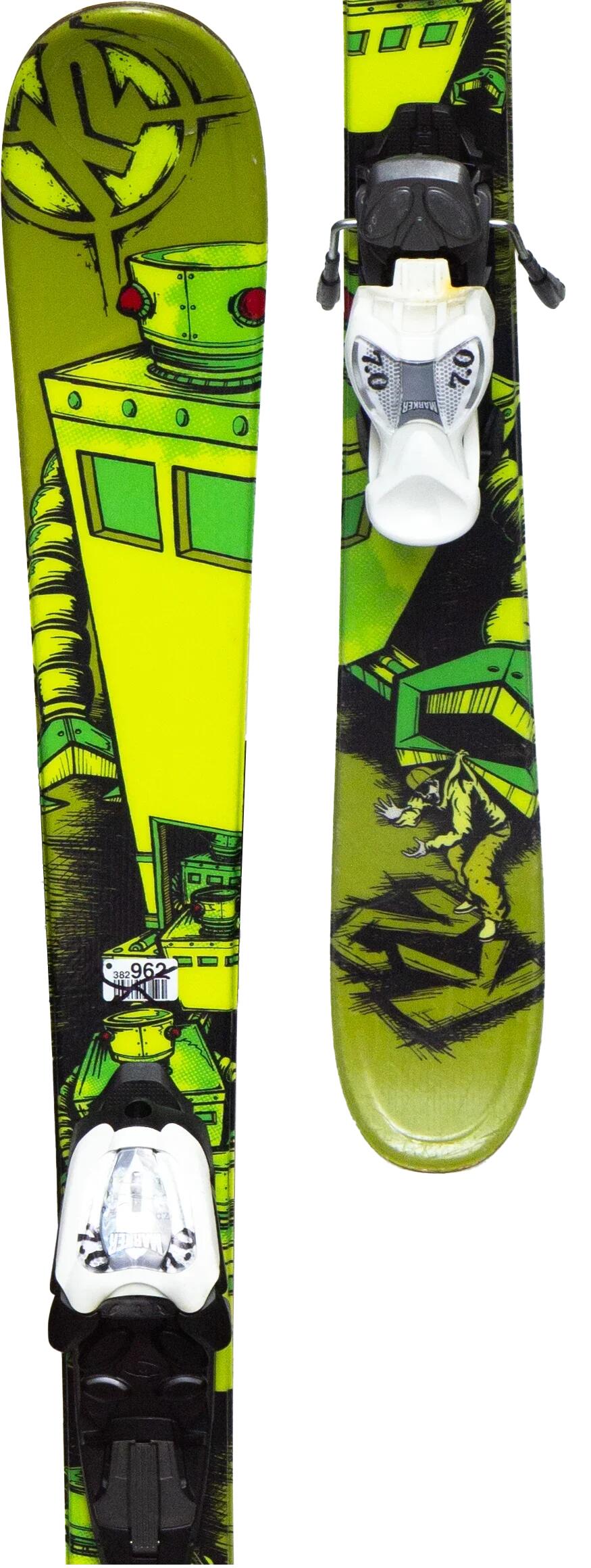 Skis d'occasion - K2 Juvy Freestyle, 119 cm, Très bon état 3/4