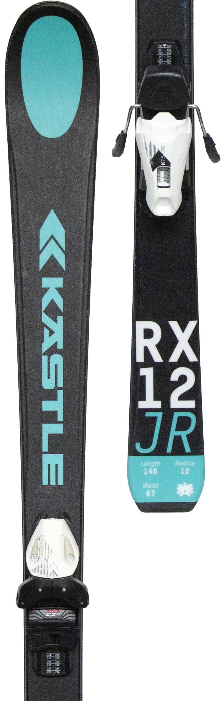2ND LIFE - Dětské lyže Kastle RX 12 Jr. 130cm 3/5