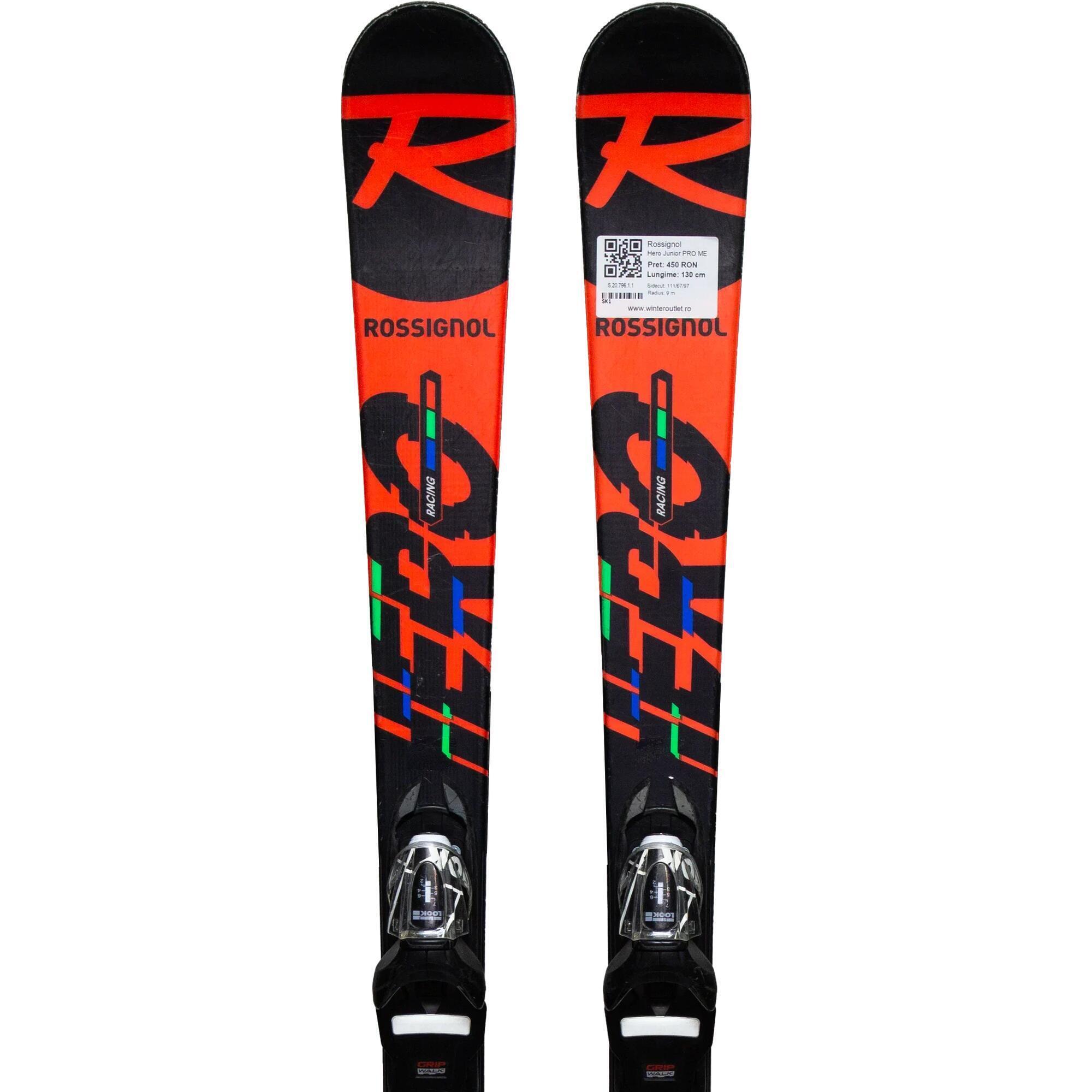 Second Life- Narty ROSSIGNOL Hero Junior PRO ME, 130 cm, stan dobry