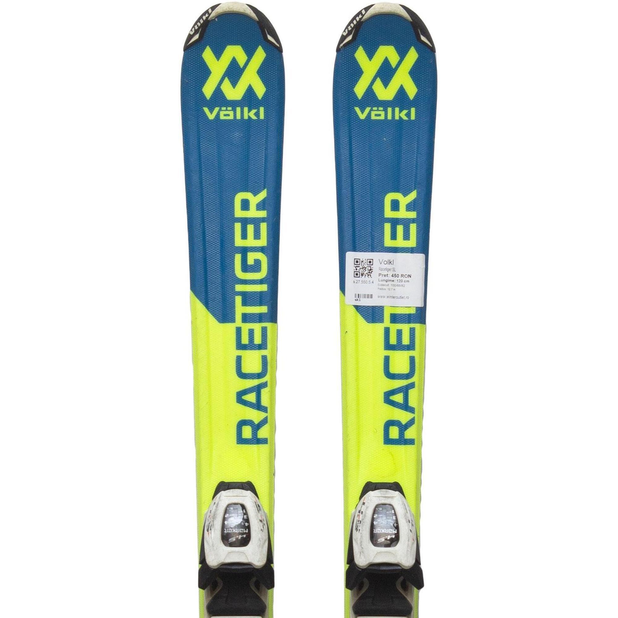 VÖLKL 2ND LIFE - VOLKL Racetiger SL, 130 cm, Velmi dobrý stav