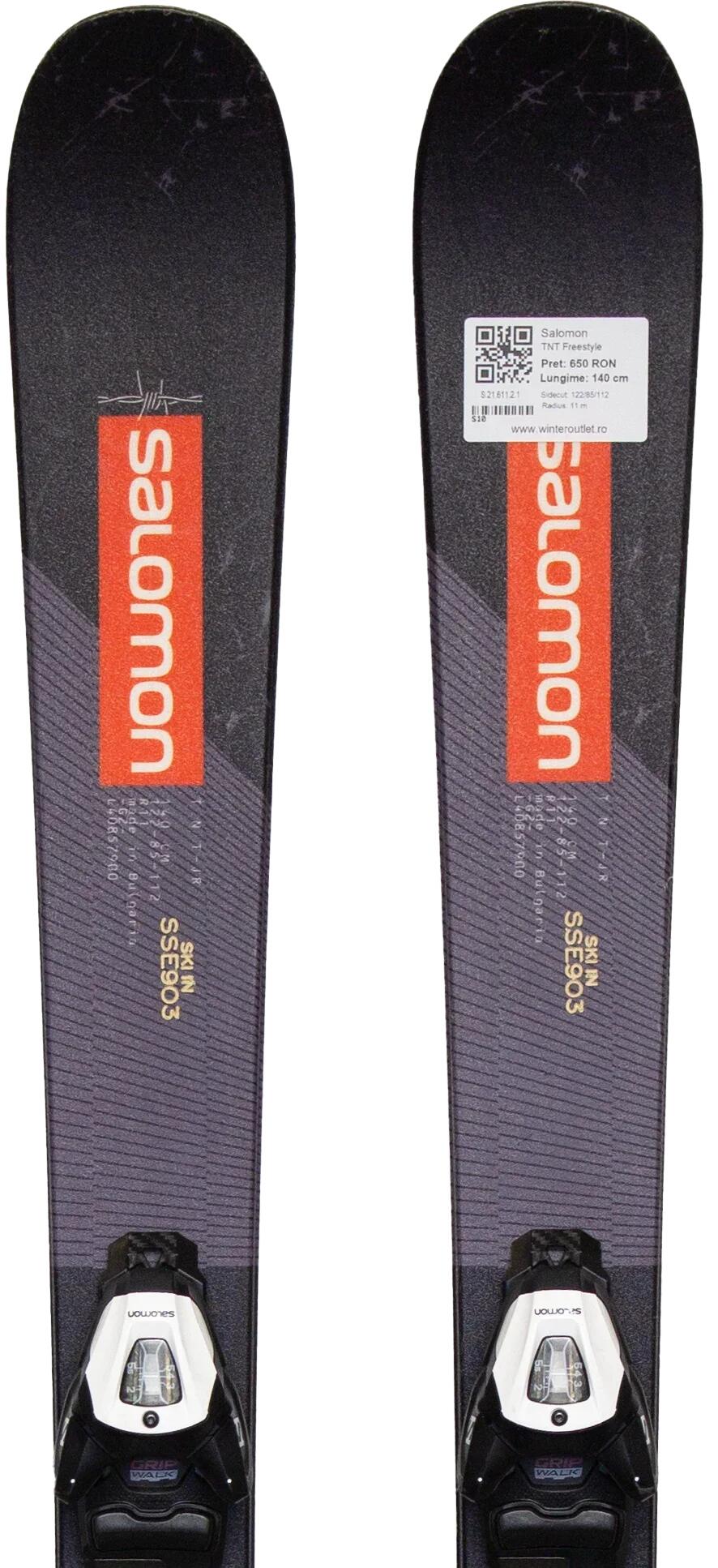 SALOMON Skis d'occasion - SALOMON TNT Freestyle, 130 cm, Très bon état