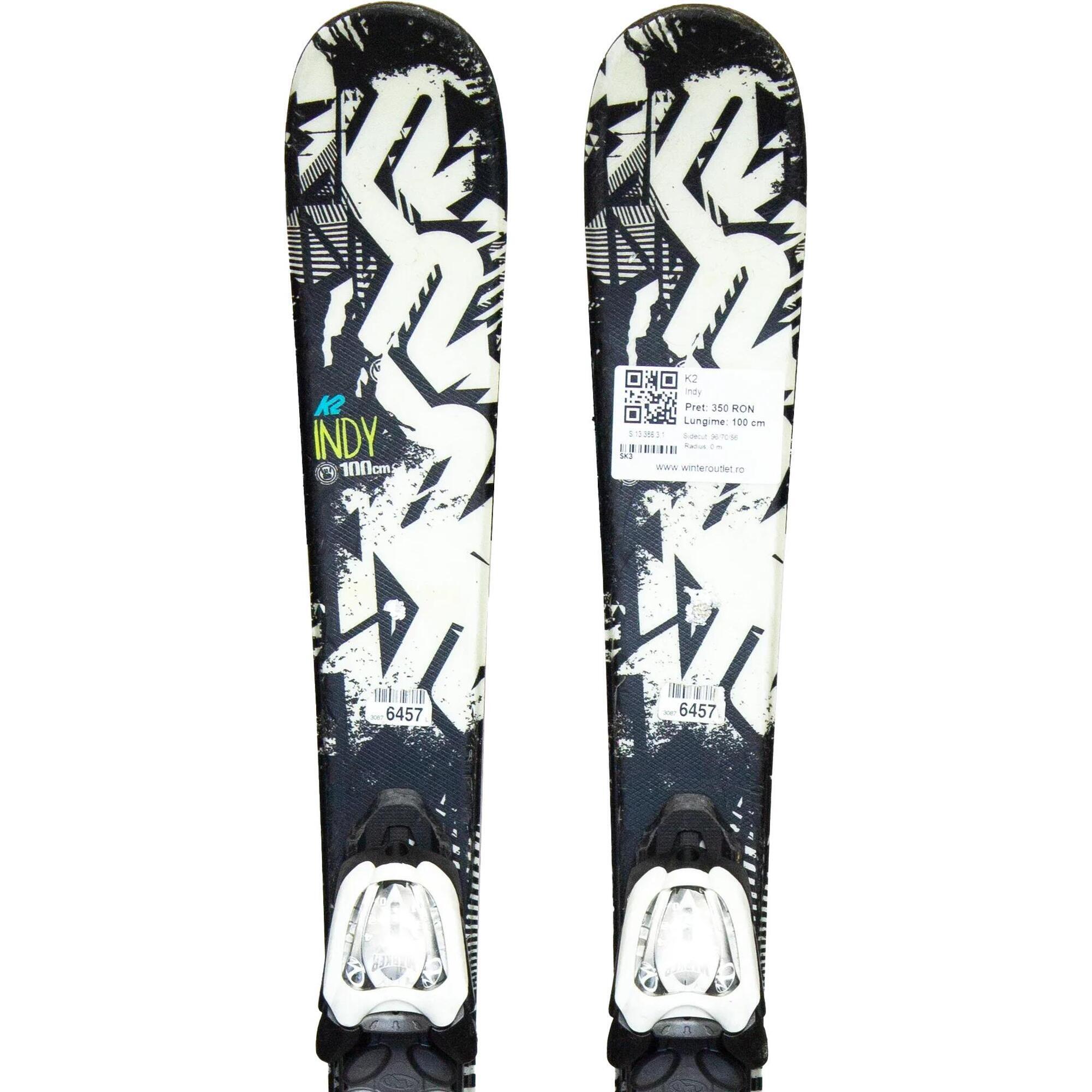 Używane narty - K2 Indy, 88 cm, stan bardzo dobry