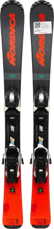 Second Life- Narty NORDICA Dobermann Team Jr., 110 cm - Stan bardzo dobry