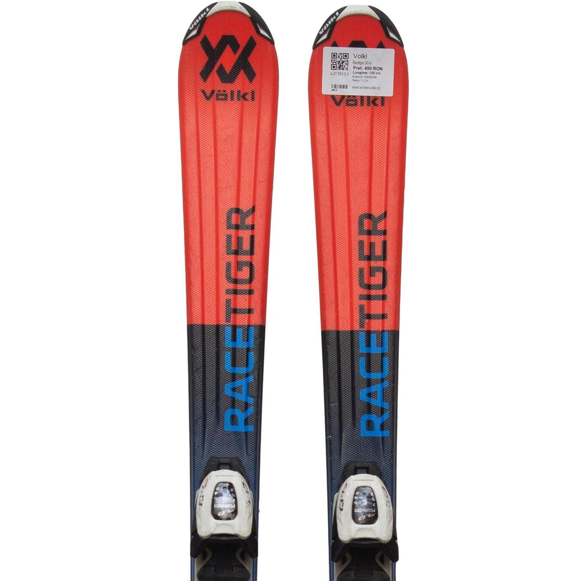 VÖLKL 2ND LIFE - VOLKL Racetiger GS, 130 cm, Velmi dobrý stav