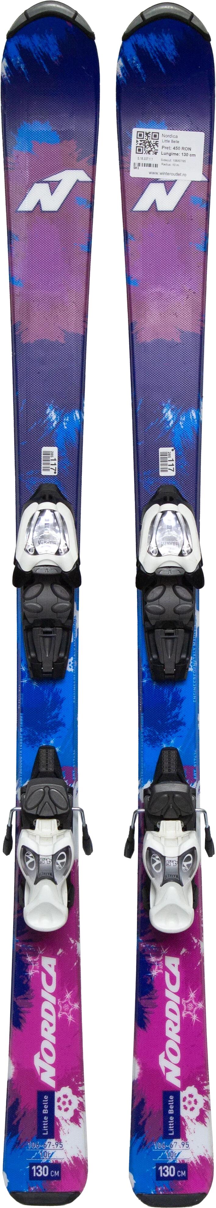 Gebruikte ski's - NORDICA Little Belle, 130 cm, Zeer goede staat 2/4