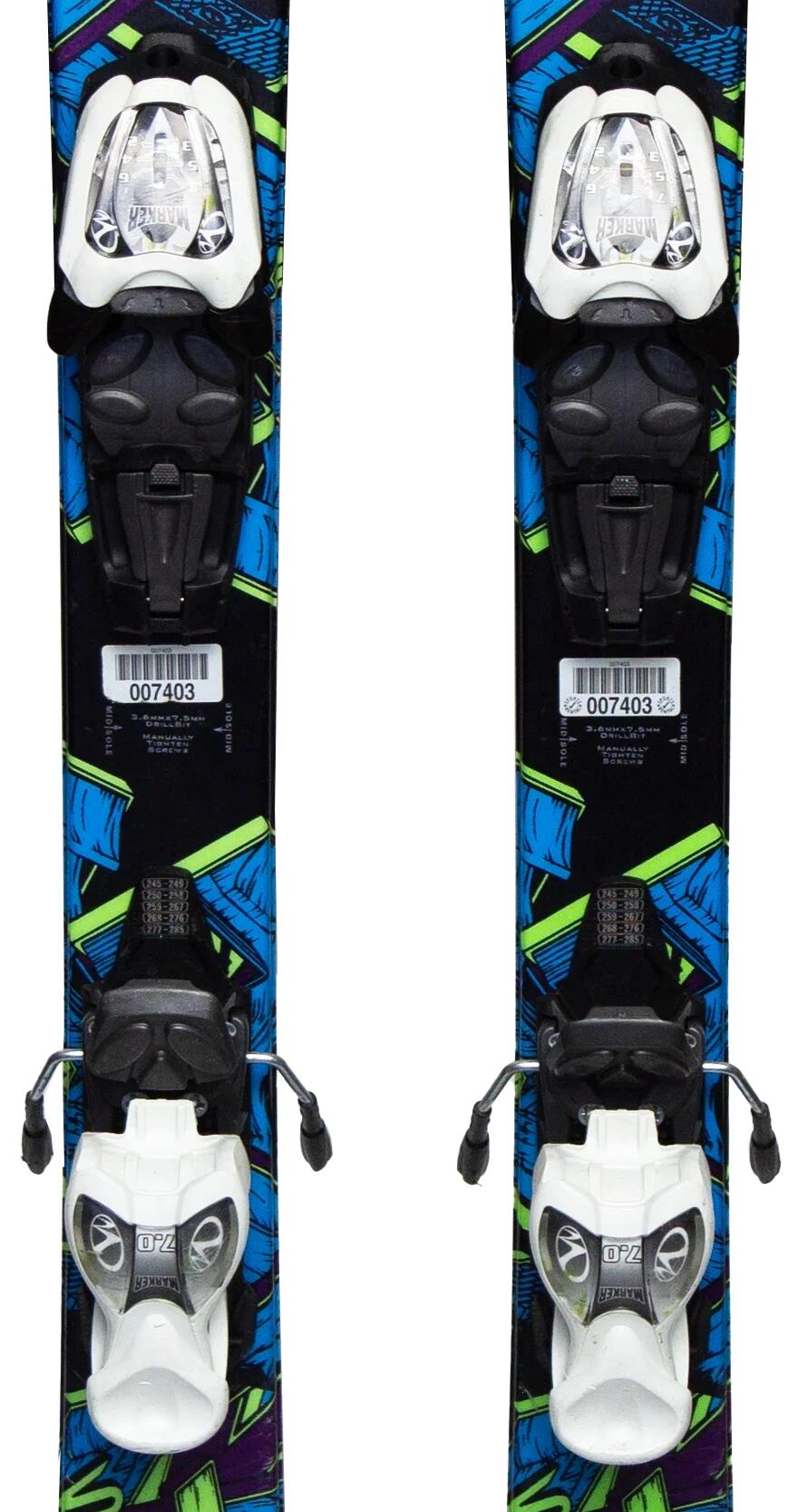 Skis d'occasion - K2 Juvy Freestyle, 119 cm, Très bon état 4/4