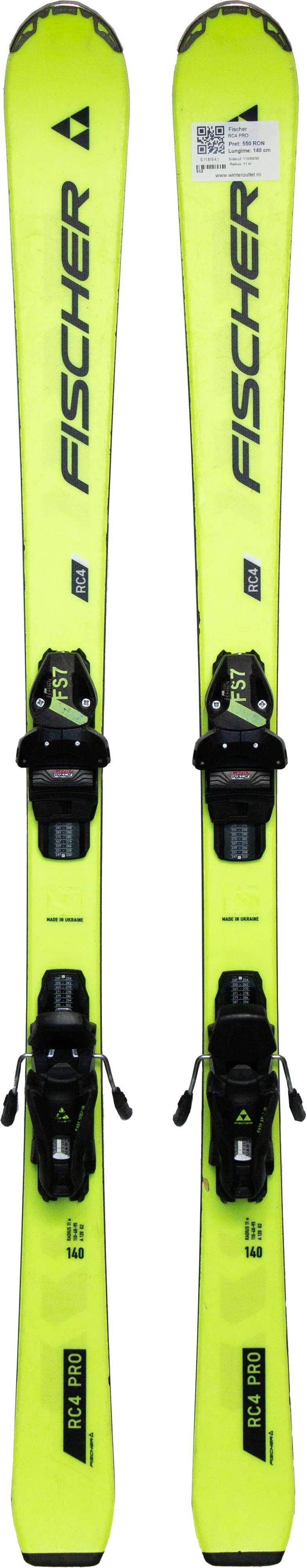 Skis d'occasion - FISCHER RC4 PRO, 130 cm, Bon état 3/4