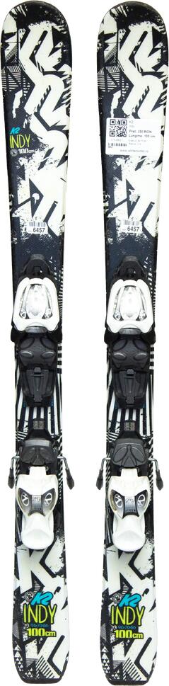 Używane narty - K2 Indy, 112 cm, stan bardzo dobry