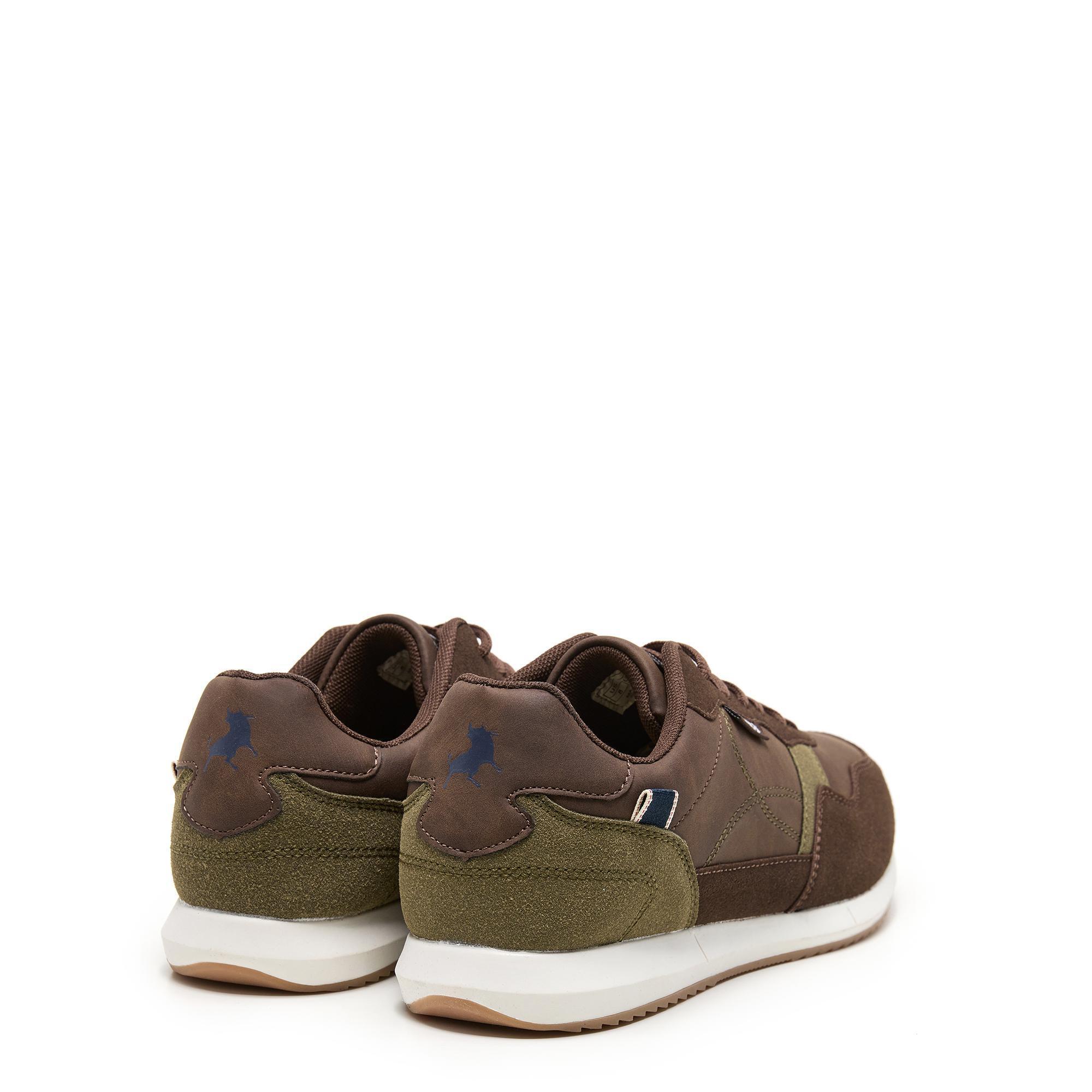 Zapatillas Lois Hombre 64469 Marrones con Cordones 3/5