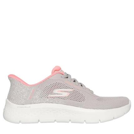 Zapatilla Mujer Skechers Slip-ins Go Walk Flex En Malla Taupe