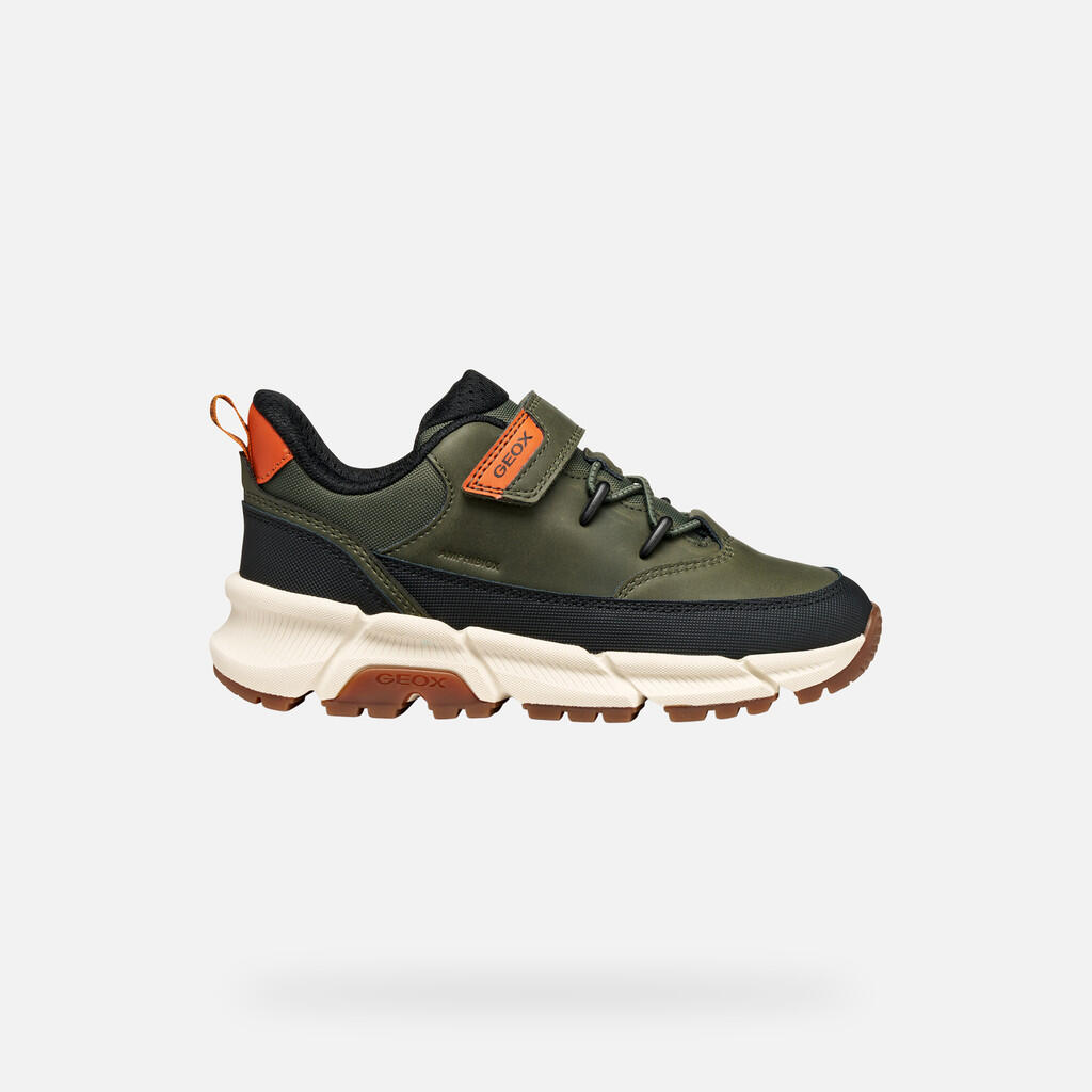 Baskets Garçon FLEXYPER PLUS ABX BOY Vert Militaire 2/7
