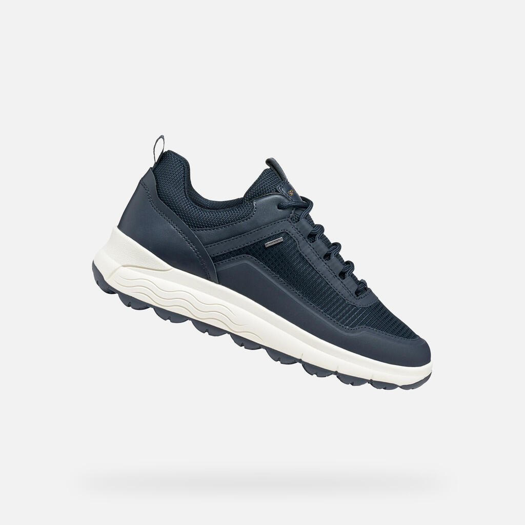 Geox - Baskets Femme Spherica 4x4 Abx Woman Bleu Marine - Chaussures De Sport - Bleu - Decathlon
