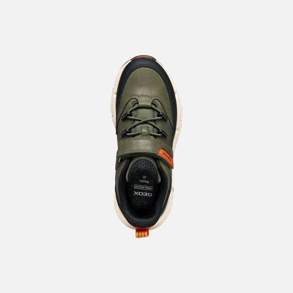 Baskets Garçon FLEXYPER PLUS ABX BOY Vert Militaire 7/7