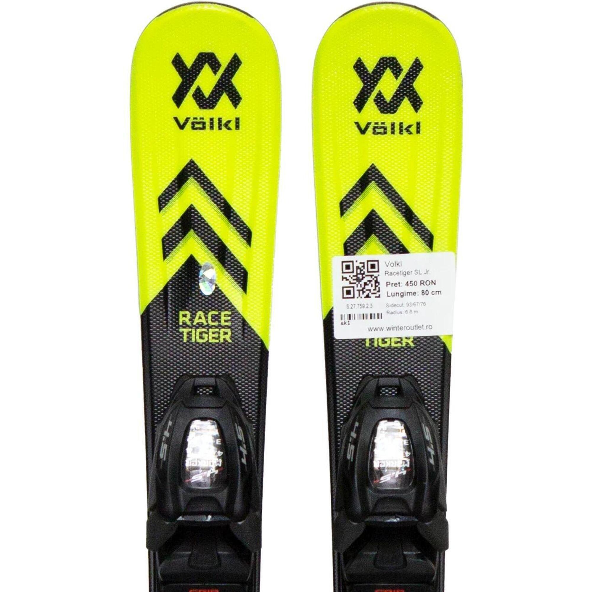 VÖLKL 2ND LIFE - VOLKL Racetiger SL Jr., 70 cm, Bezvadný stav