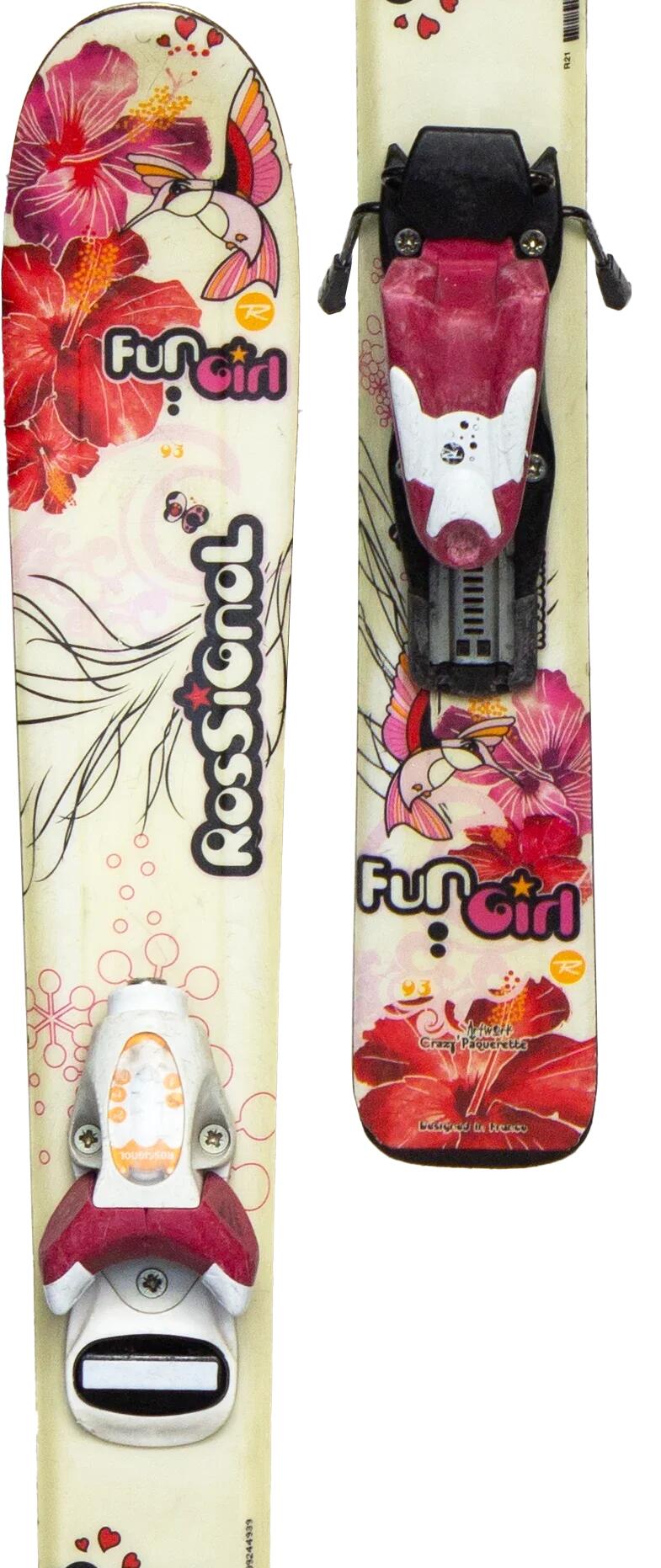 Second life - Narty dziecięce Rossignol Fun Girl 67cm 3/5