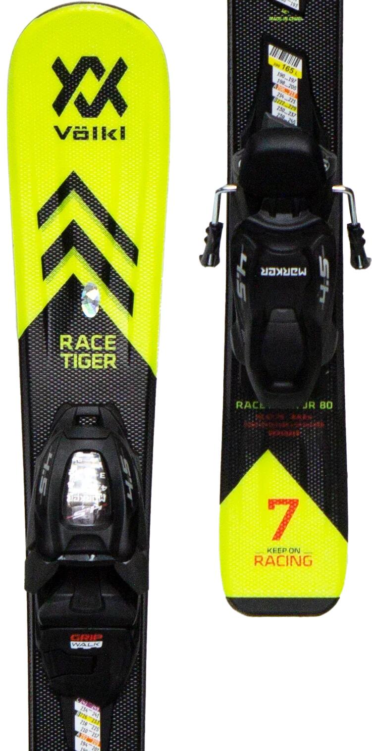 Skis d'occasion - VOLKL Racetiger SL Jr., 80 cm, État impeccable 3/4