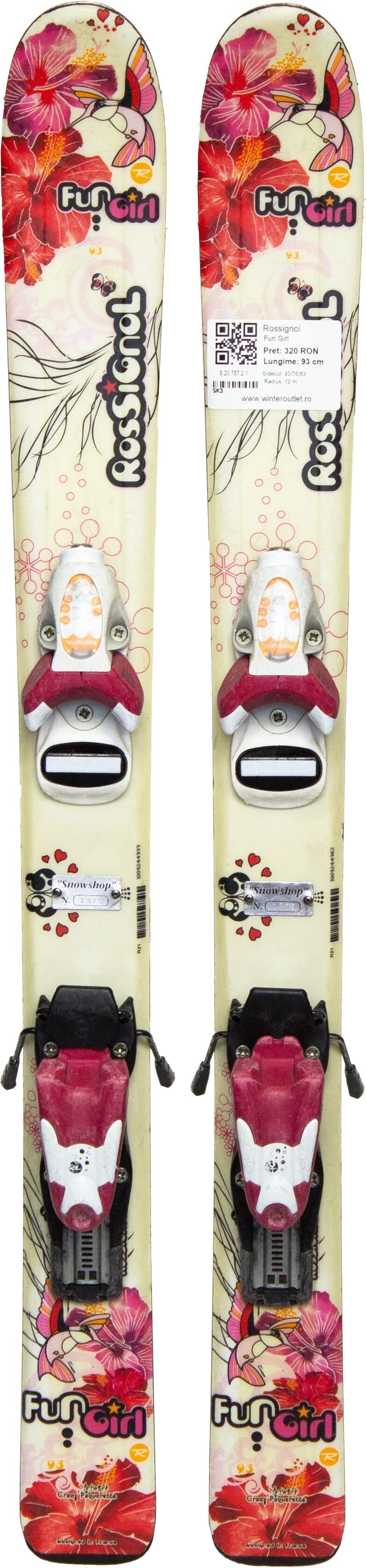 Second life - Narty dziecięce Rossignol Fun Girl 67cm 2/5