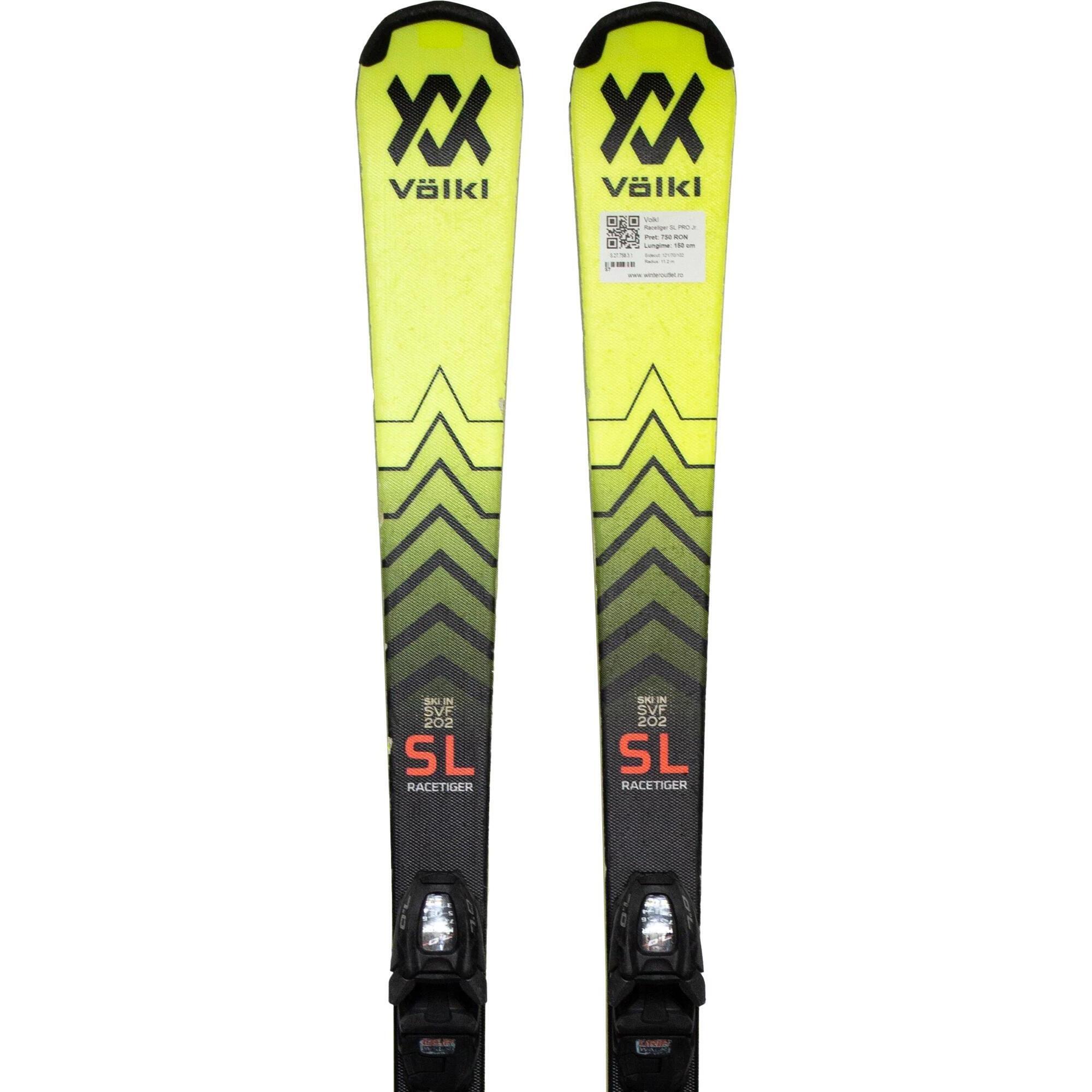 VÖLKL 2ND LIFE - VOLKL Racetiger SL PRO Jr., 130 cm, Dobrý stav