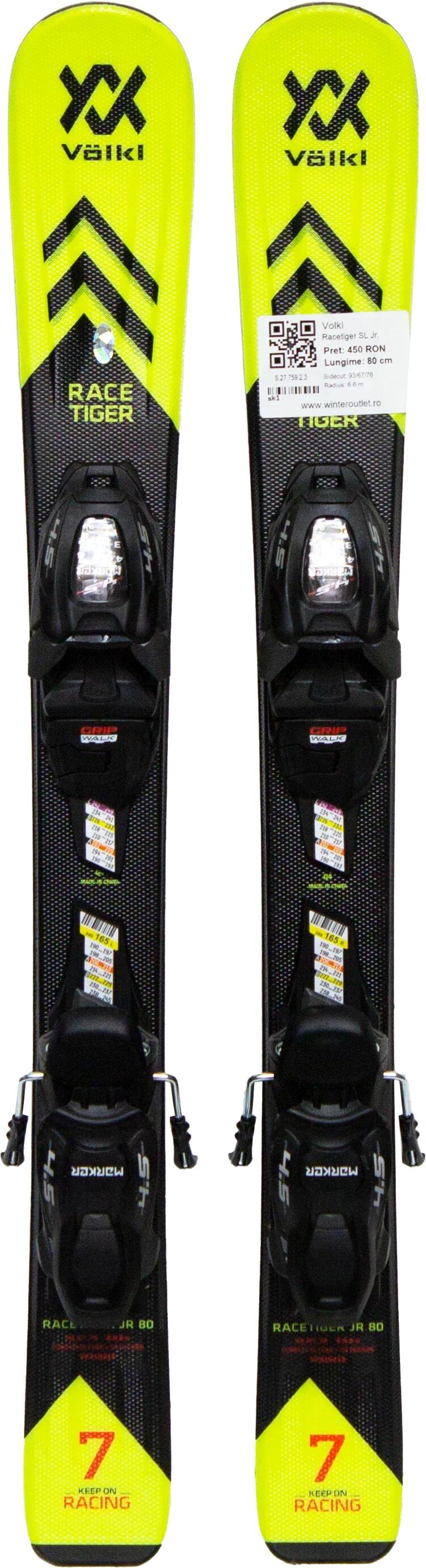 Skis d'occasion - VOLKL Racetiger SL Jr., 80 cm, État impeccable 2/4
