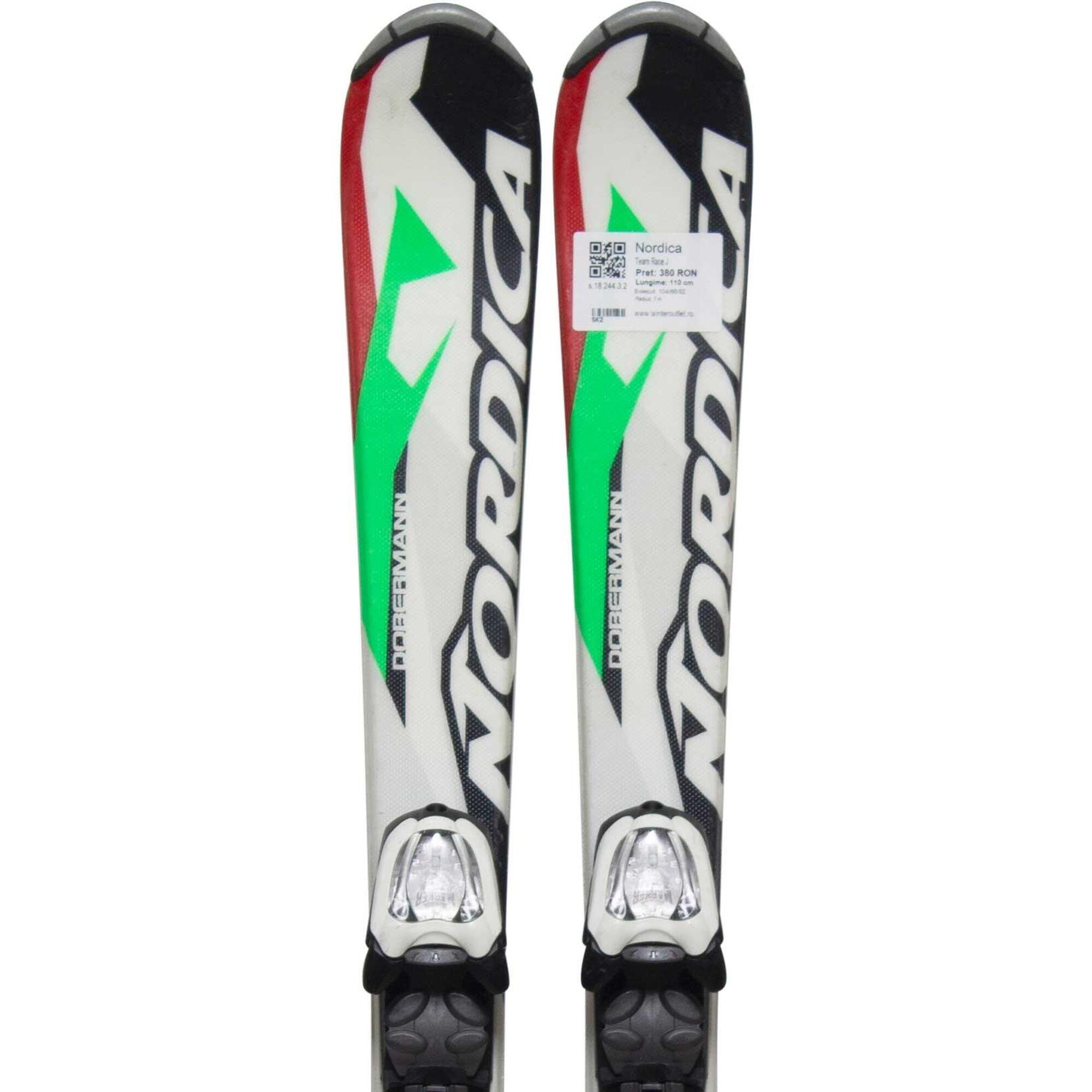 NORDICA 2ND LIFE - NORDICA Team Race J, 110 cm, Velmi dobrý stav