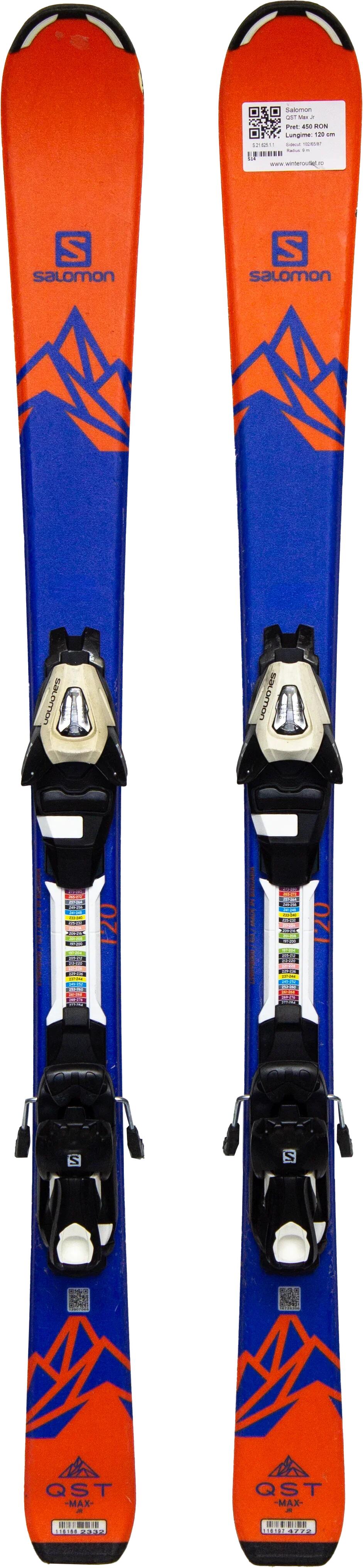 Reconditionné - Skis enfant Salomon QST Max Jr 90cm 2/5
