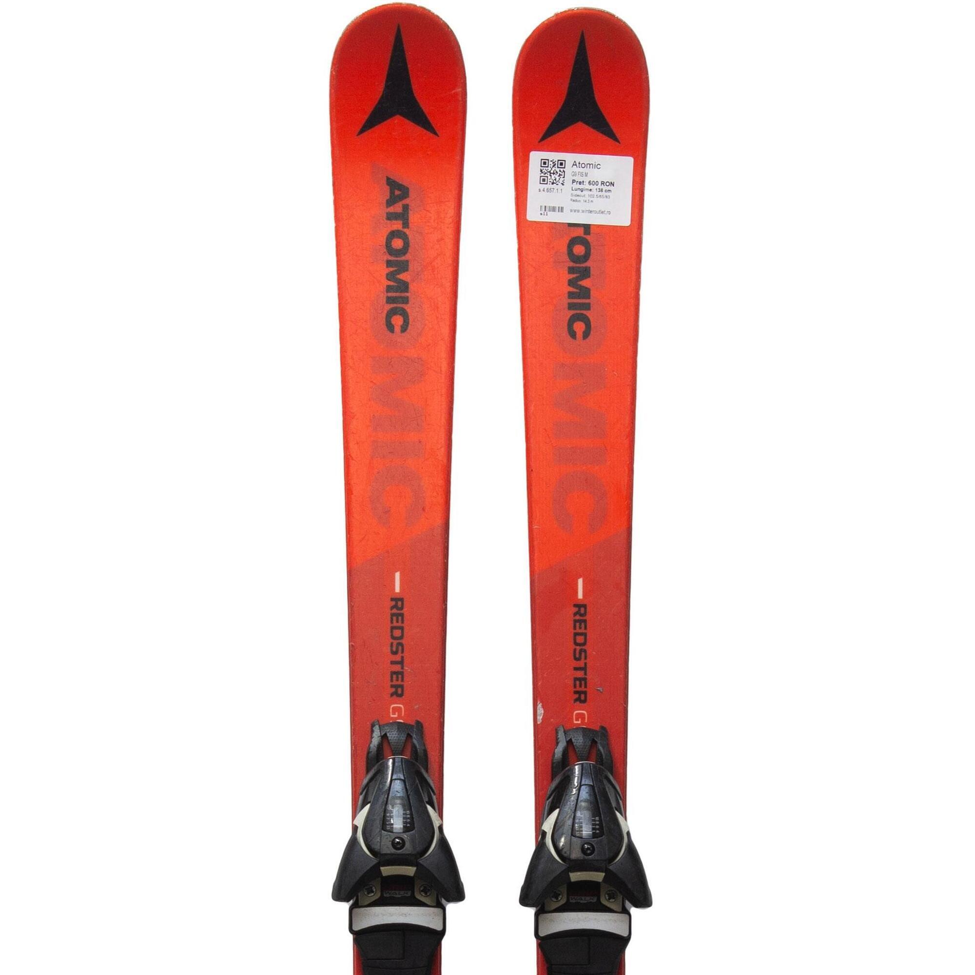 Second Life- Narty ATOMIC G9 FIS, 166 cm- Stan zadowalający