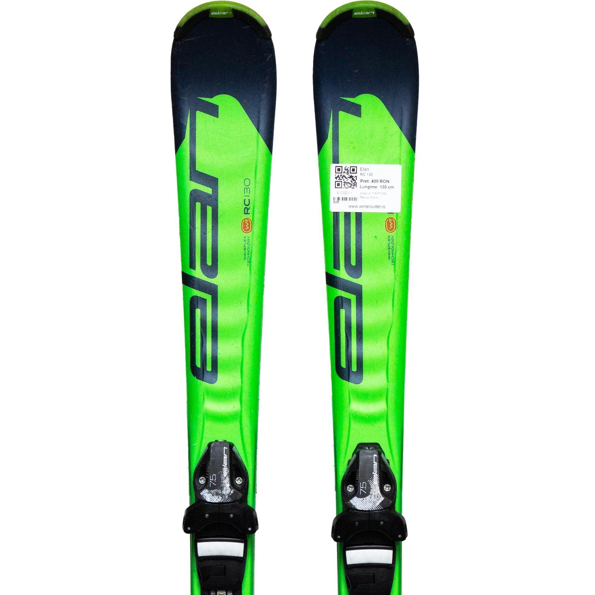 Używane narty - ELAN RC 130, 130 cm, stan bardzo dobry