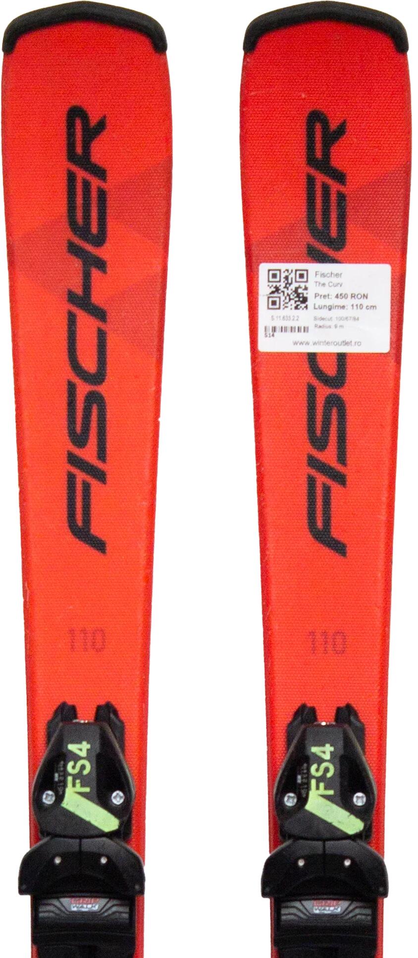 FISCHER Skis d'occasion - FISCHER The Curv, 130 cm, Très bon état