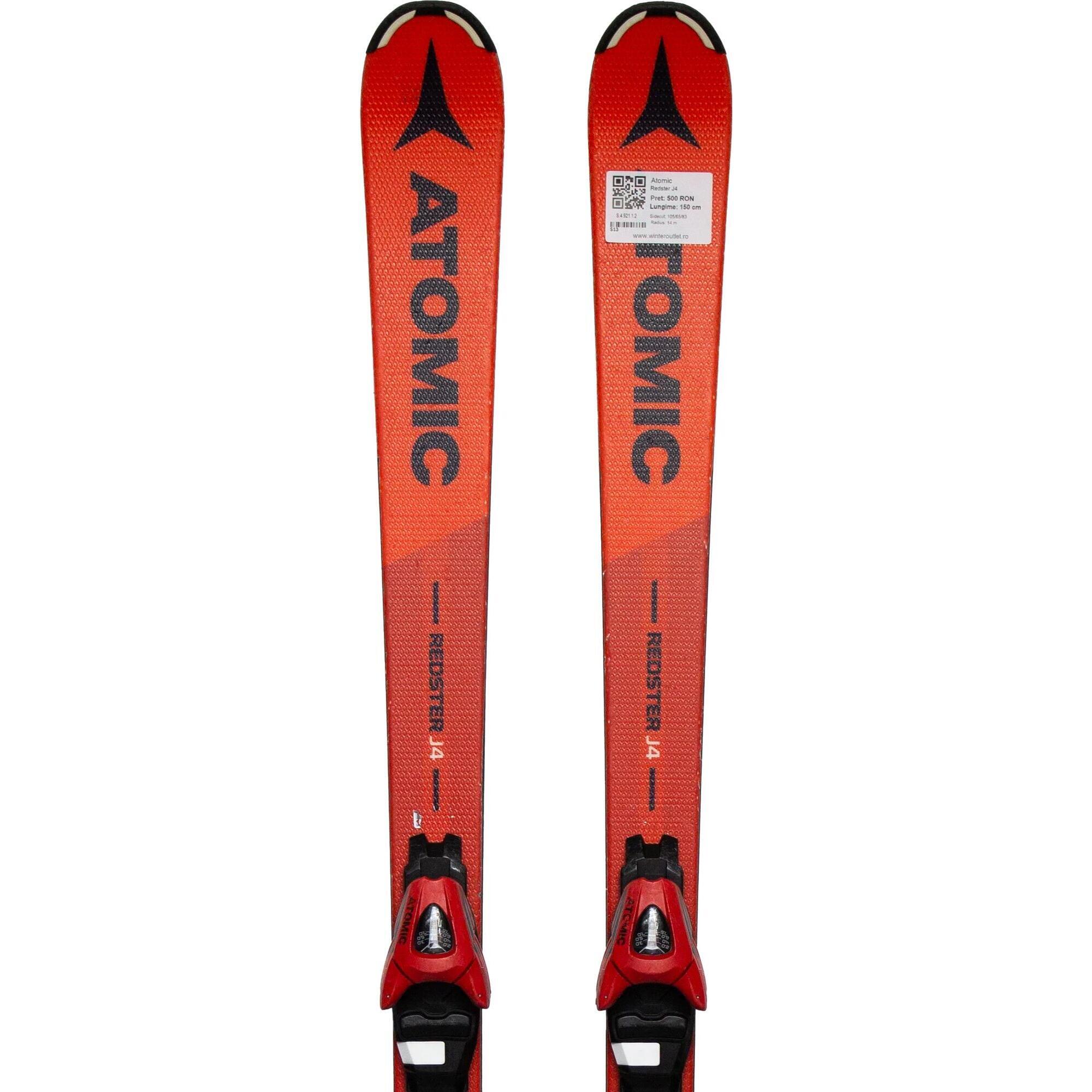 Second Life- Narty ATOMIC Redster J4, 150 cm- Stan zadowalający