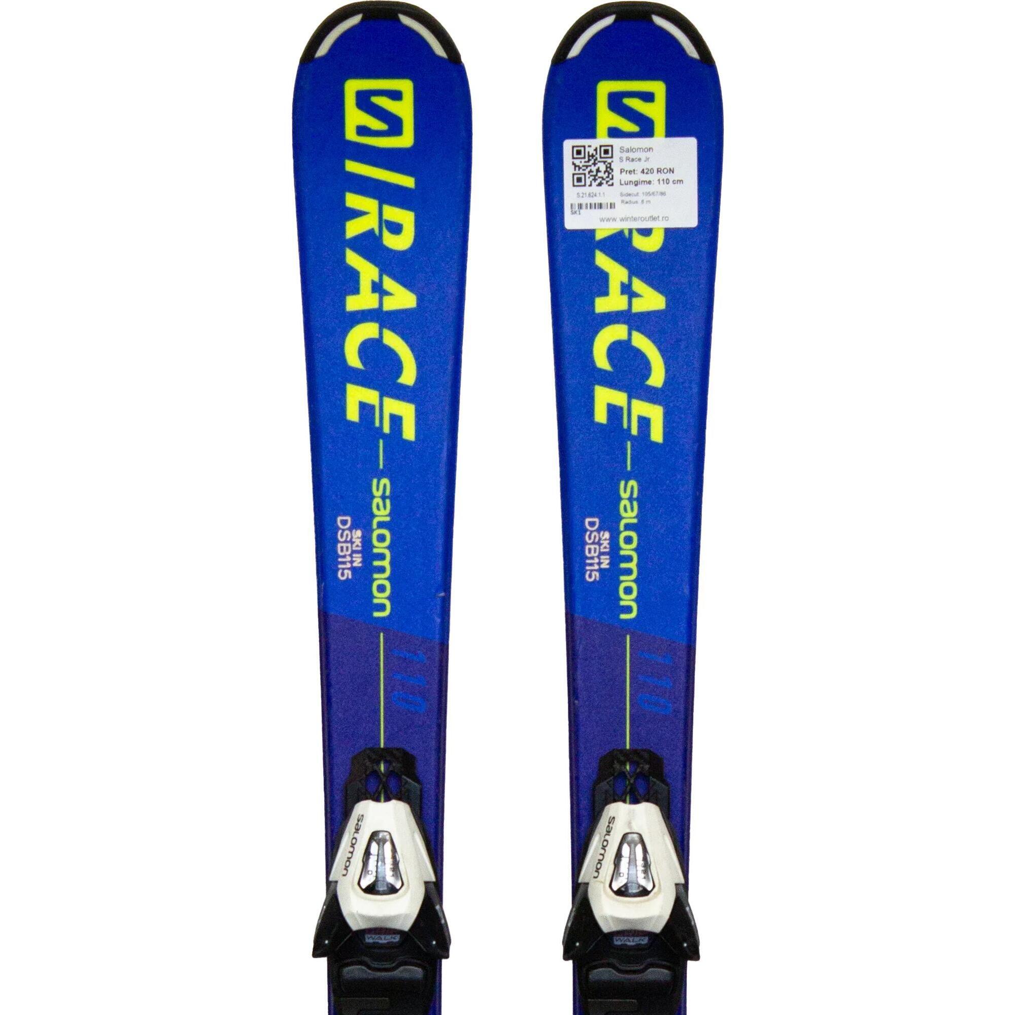 Second Life- Narty SALOMON S Race Jr., 110 cm - Stan bardzo dobry