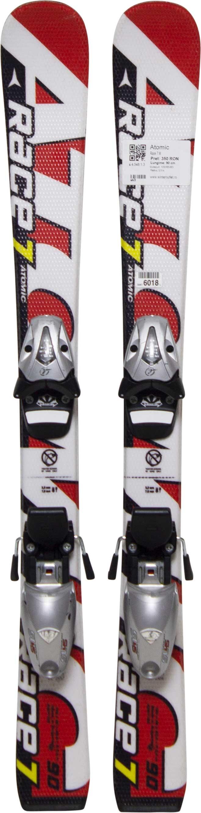 Gebruikte ski's - ATOMIC Race 7, 90 cm, Goede staat 2/4