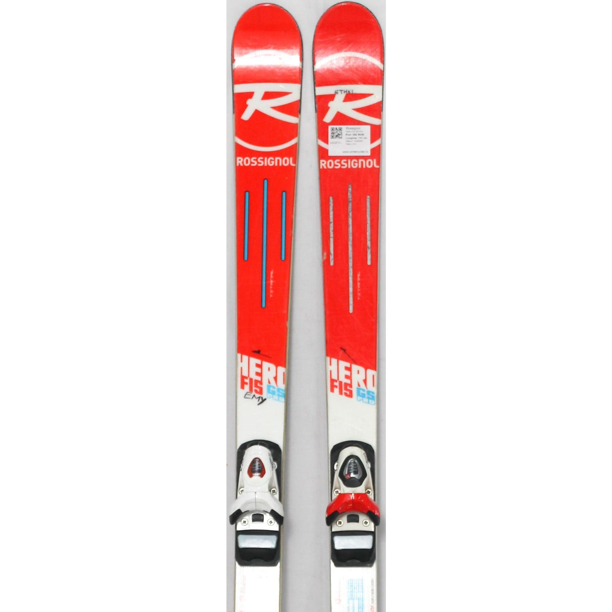 Second Life- Narty ROSSIGNOL Hero FIS GS Pro, 144 cm, stan dobry
