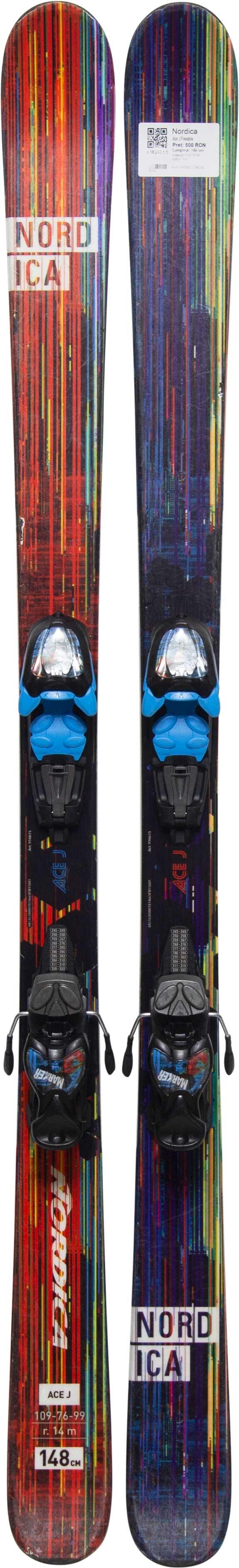 Skis d'occasion - NORDICA Ace J Freestyle, 128 cm, Très bon état 2/4