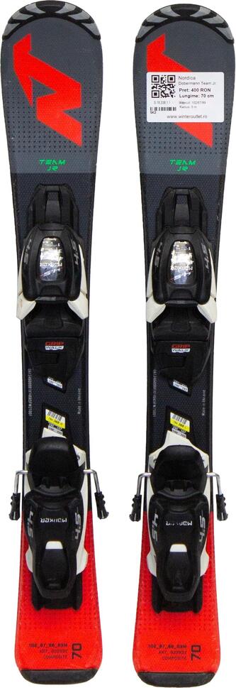 Second Life- Narty NORDICA Dobermann Team Jr., 90 cm - Stan bardzo dobry