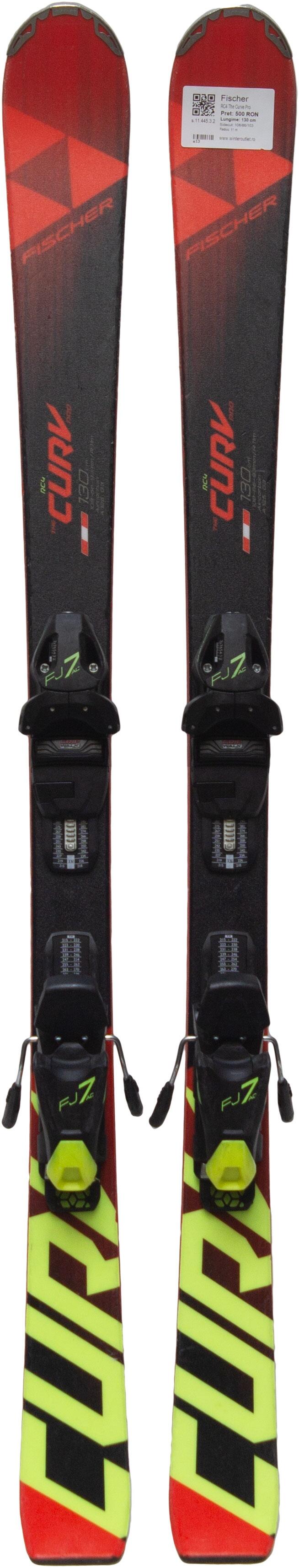 Skis d'occasion - FISCHER RC4 The Curve Pro, 120 cm, Bon état 2/4