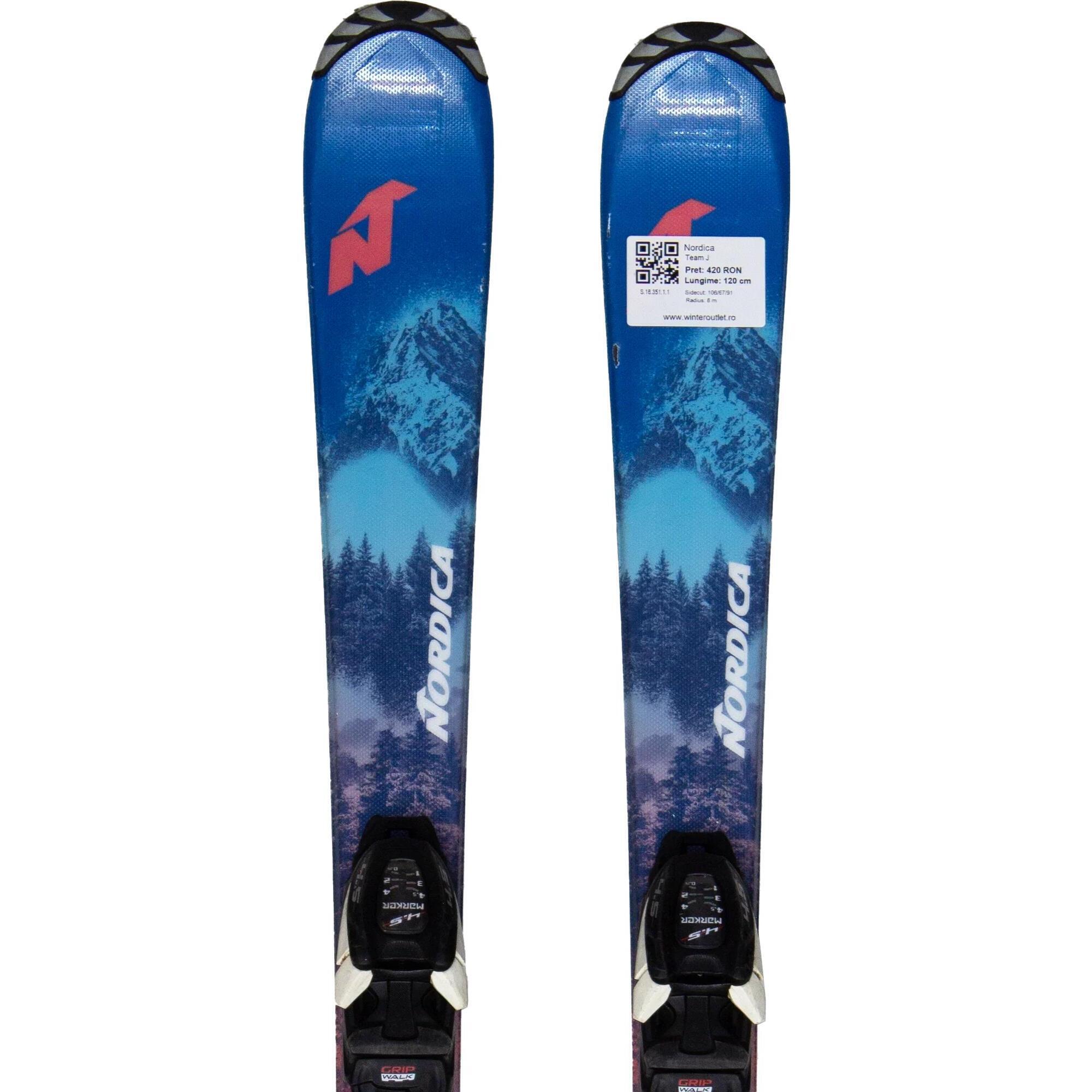 Second Life- Narty NORDICA Team J, 120 cm- Stan bardzo dobry