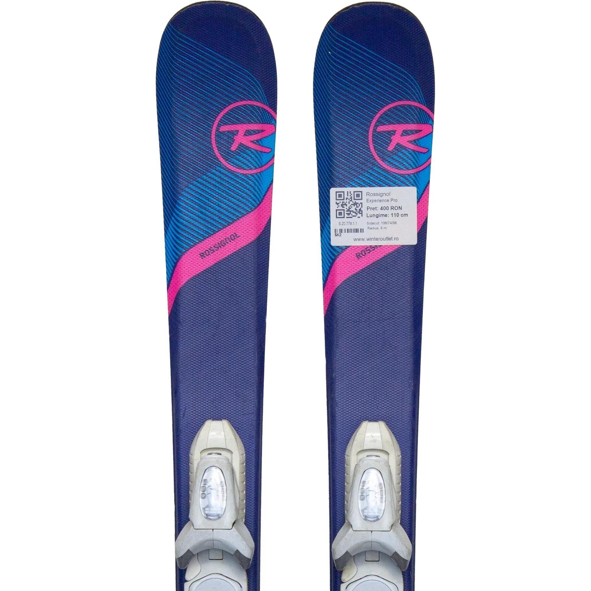 Używane narty - ROSSIGNOL Experience Pro, 110 cm, stan bardzo dobry