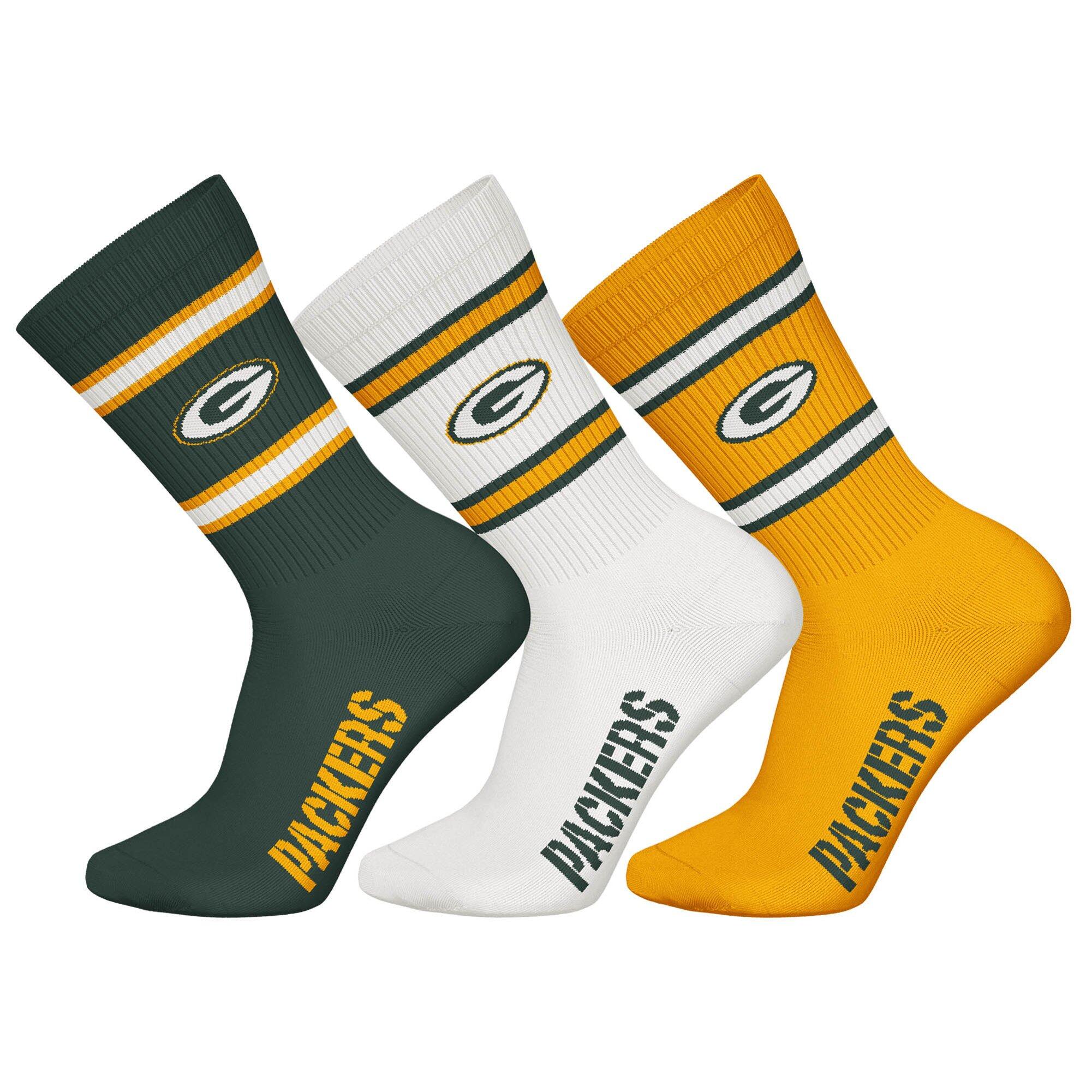 NFL Socken Unisex 3er Pack Stretch-NFL 3Pack Crew Socks