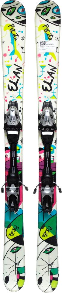 Używane narty - ELAN Petite Freestyle, 133 cm, stan bardzo dobry