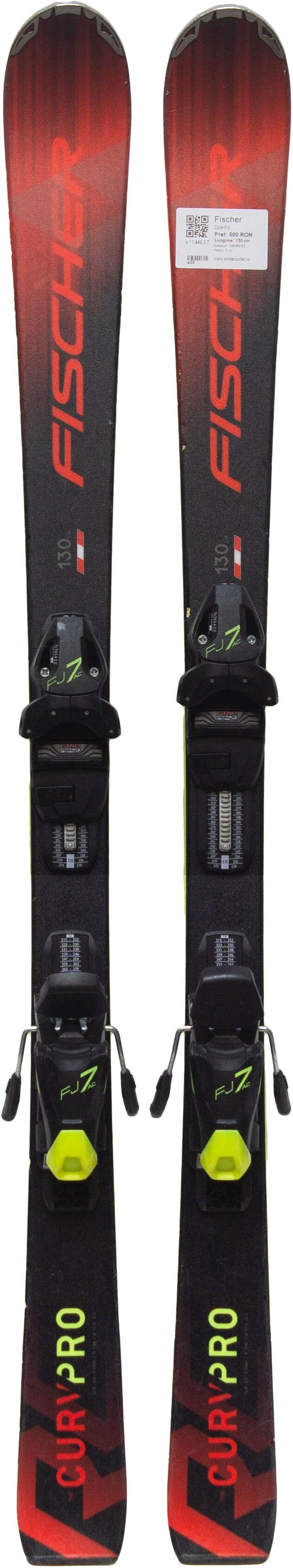 Skis d'occasion - FISCHER Curve Pro, 120 cm, Bon état 2/4