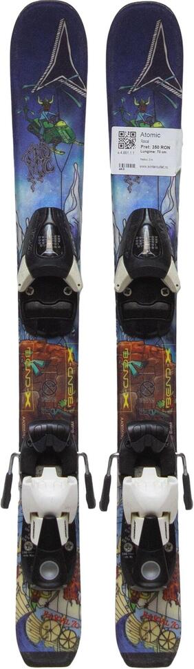 Second Life- Narty ATOMIC Rascal, 70 cm - Stan bardzo dobry